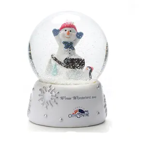 150mm grande grande Natal branco Água & Neve Globos/bola de cristal indoor home mesa decoração presentes