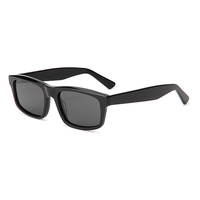 Lunettes de soleil en acétate surdimensionnées, tendance écaille de tortue/vertes, carrées, polarisées UV400, unisexe, pour voyage et vacances, vente en gros usine