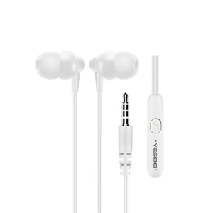Cep telefonu aksesuarları mikrofonlu kulaklık apple kulaklık için beyaz kulak iphone kulaklık için
