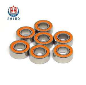 ลูกปืนเซรามิคไฮบริดความเร็วสูงตลับลูกปืน S608 S607ยางซีลสีส้ม8*22*7มม. แบริ่ง2OS สำหรับรอกตกปลา - Product Image 1