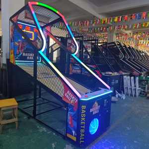 Machine de jeu d'intérieur Dispositif de pointage électronique à pièces Machine de jeu d'arcade de basket-ball de tir de basket-ball - Product Image 4