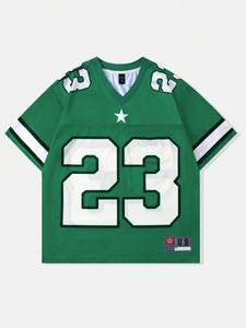 Green Jersey Number 23 <strong>Star</strong> Summer Short Sleeve <strong>Tshirt</strong> - Product Image 2