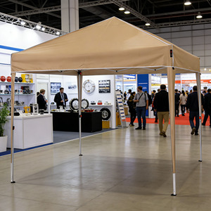 Tente <span class=keywords><strong>Pop</strong></span>-up Tightent T16 avec structure en fer revêtu de céramique blanche, revêtement argenté résistant au froid et aux UV, tente de 3x3 mètres - Product Image 2