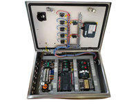 Boîtier électrique IP55 en acier au carbone CFD, coffret de distribution RAL7035, armoire de commande industrielle pour les usines pétrolières, gazières et chimiques