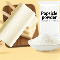 Polvo para Helados de Chocolate Premium, Directo de Fábrica, Mezcla de Azúcar para Hacer Paletas de Hielo, Bolsa de 1 kg, Calidad Estable, para Restaurantes y Hoteles