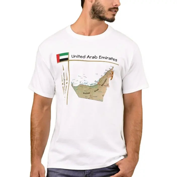 Camicie di alta qualità emirati arabi uniti Bandiera T-Shirt t-shirt stampata per gli uomini giornata Nazionale shirt