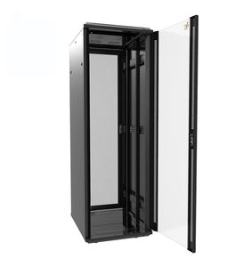 Gabinete de Rack de Acero Serie EA de 42U con Acabado con Recubrimiento en Polvo y Sistema de Bloqueo Seguro para Protección de Datos - Product Image 2