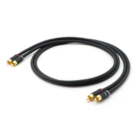 Audio vidéo professionnel haut de gamme OFC cuivre pur RCA RCA câble Aux PVC cordon d'extension pour moniteur Microphone haut-parleur