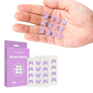 Parches <span class=keywords><strong>para</strong></span> el Acné con Diseño de Mariposa Morada - Adhesivos Hidrocoloides <span class=keywords><strong>para</strong></span> el Tratamiento de Granos y Espinillas <span class=keywords><strong>para</strong></span> Adolescentes, Adhesivo de Grado Médico - Product Image 1