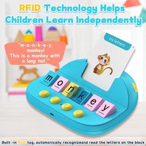 Jeu d'orthographe de <span class=keywords><strong>l</strong></span>'alphabet <span class=keywords><strong>anglais</strong></span> Montessori, jouet éducatif pour <span class=keywords><strong>l</strong></span>'apprentissage précoce, lecture de cartes flash - Product Image 3