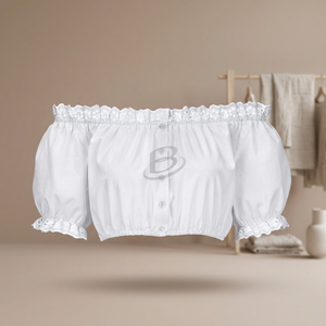 Liitoktoberkes — t-shirt manches courtes pour femmes, à la mode, traditionnel, en coton, chemise dame, Blouse allemande - Product Image 2