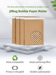 Busta Imbottita in Carta Kraft JifBag Compostabile <span class=keywords><strong>con</strong></span> Doppio Strato di Protezione Autosigillante per <span class=keywords><strong>Spedizione</strong></span> di Oggetti Fragili - Product Image 3