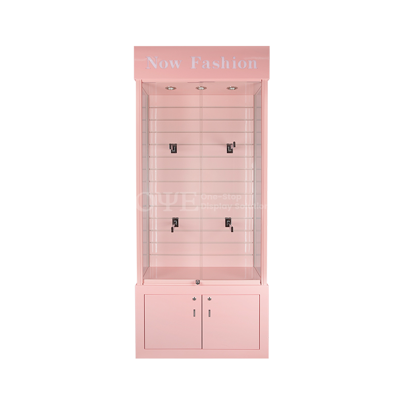 Pink Beauty Salons Store Cosmetic Shop Decoration Design Beauty Showcase Beauty Shop Interior Decor showcase