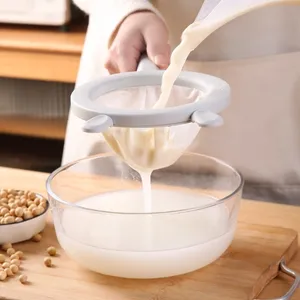 MultiFunction Household Filter Reusable Sieve Mesh Strainer Kitchen For Suitable Soy Milk Coffee Milk Yogurt