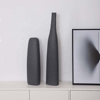 Grand vase à fleurs en céramique de style minimaliste Vase de sol de décoration de mariage unique pour la décoration intérieure