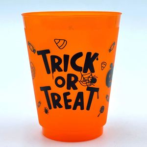 Wholesale Halloween Frosted <b>Plastic</b> Cups 15oz Reusable Party Drinkware Matte Stadium Bulk Order - Product Image 4