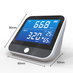 เครื่องตรวจสอบคุณภาพอากาศ Hi-q 4 in 1 ตรวจสอบควัน ฝุ่น คาร์บอนไดออกไซด์ CO2, PM2.5 อุณหภูมิ ความชื้น แบบดิจิทัล แสดงผลแบบเรียลไทม์ - Product Image 6
