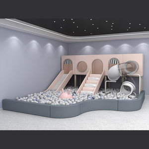 Parques de <span class=keywords><strong>jeux</strong></span> passionnants pour les enfants: Trampoline personnalisé et aires de <span class=keywords><strong>jeux</strong></span> souples Ensemble de diapositives commerciales pour les fêtes <span class=keywords><strong>d</strong></span>'enfants - Product Image 3