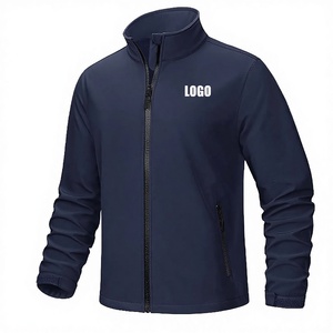 Chaqueta Bomber Cortavientos Impermeable de Manga Larga Casual de Invierno con Logotipo Personalizado al por Mayor para Hombre, con Cuello Alto y Cremallera para Exteriores - Product Image 3