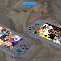 Console de jeux vidéo Portable X40 pro, avec écran LCD de 7 pouces, Double joystick, lecteur MP4 vidéo, carte TF, pour jeux GBA/NES 5000
