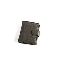 Dompet Lipat Kulit Domba Kompak dengan Kantong Resleting Samping dan Organizer Kartu Multi-Slot Harga Pabrik