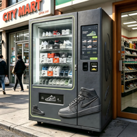 Distributeur automatique de baskets JOYVEND avec options de paiement multiples, couleur personnalisable pour aéroport, centre de fitness, gymnase, certifié CE