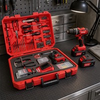 Perceuses à main multifonctionnelles rechargeables au lithium-ion de 10 mm, tournevis, outils de quincaillerie ménagers, ensemble d'outils