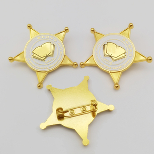 Broches personnalisées avec logo, en alliage de zinc, épingles à revers 2D/3D rondes pour chapeaux, hijabs et vêtements, badges en émail souple - Product Image 2