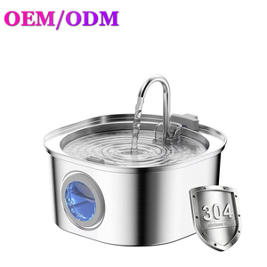 Distributore d'Acqua Automatico per Animali Domestici in Acciaio Inox di Grado Alimentare, Capacità 3,2L, Filtrazione Pre-Spugna, Carbone Attivo, Scambio Ionico - Product Image 1