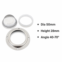 Ensemble de lentilles collimateurs LED en verre optique personnalisable pour projecteur d'éclairage de scène