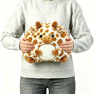 Almohadilla térmica para el dolor menstrual apta para microondas, con cuentas de arcilla, lavanda <span class=keywords><strong>y</strong></span> diseño de muñeco de peluche, paquete de calor con peso - Product Image 2