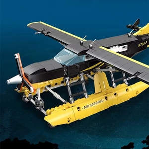 Jie Star JJ9172 Nouveau 2025 <span class=keywords><strong>Cessna</strong></span> 208 Avion Jouet Modèle d'Exposition Éducatif Briques à Petites Particules Cadeaux Ensembles de Blocs de Construction - Product Image 2