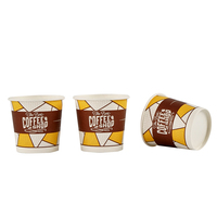 Gobelets en papier jetables à usage quotidien, à paroi simple, légers, pour boissons chaudes, pour les entreprises et la maison