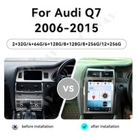 ZWNAV 12.1 Inch Carplay untuk Audi Q7 2006-2015 Radio Mobil GPS Navigasi Pemutar Multimedia Head Unit Stereo Mobil dengan Aux