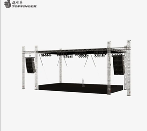 Topfinger โครง TFR018อะลูมิเนียมแบบพกพา, โครงแบบโมดูลาร์เชื่อมต่อเร็วโครงไฟเวทีสีเงิน & ดำ - Product Image 2