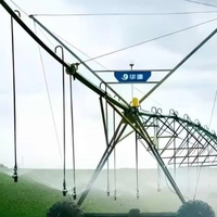 Équipement d'irrigation agricole commercial avec divers pneus, moteurs, réducteurs, système d'irrigation à pivot central pour une utilisation à long terme