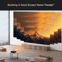Projecteur Flixtone V7 FHD 1080P 4K, son DSP 15W*2, moteur d'éclairage scellé 2300 ANSI, mise au point automatique Android, cinéma maison, Proyector