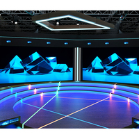 Lecede polychrome P3.91 500x1000mm écran de carrelage numérique interactif scène danse jeu vidéo sol écran LED