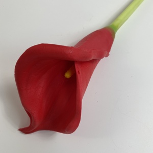 JH Factory Skillful Manufacture Big PU Calla <strong>Lily</strong> Bouquet Silk Calla <strong>Lily</strong> <strong>Flowers</strong> for Christmas Graduation Valentine's Day - Product Image 3