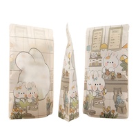 Sacs en plastique personnalisés pour biscuits au chocolat, sachets à fond plat en aluminium avec fermeture éclair, sachets recyclables pour aliments