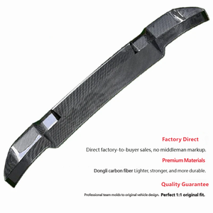 Alerón Trasero de Fibra de Carbono para Techo, Alerón Fijo para Land Rover <span class=keywords><strong>Defender</strong></span> con Accesorios de Modificación Todoterreno - Product Image 4