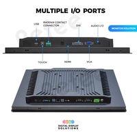 PC industriel sans ventilateur intégré de 10, 15, 17, 19, 21, 24 pouces, tablette tactile étanche Android, écran IP65, écran tactile capacitif 10 points