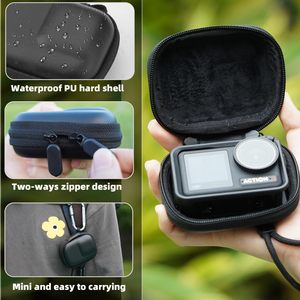Estuche para auriculares EVA con correa para la muñeca y mosquetón, cubierta protectora impermeable, a prueba de golpes y polvo para DJI Osmo Action 5 - Product Image 6