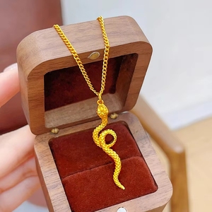 Nouveau Collier Serpent Ancien Spirituel Dharma, Bijou de Mariage Polyvalent et Tendance pour la Clavicule, Symbole du Zodiaque Chinois - Product Image 3