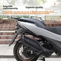 Pot d'échappement de moto en acier au carbone série ZONTES 368, design moderne, kit scooter, garantie 1 an pour 368D/368M/368K/368G/368E
