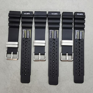 <span class=keywords><strong>Para</strong></span> Diver Diving <span class=keywords><strong>Watch</strong></span> Band Correa N.D. Límites 20mm 22mm 24mm Correas de reloj de silicona de goma <span class=keywords><strong>para</strong></span> varios tamaños - Product Image 2
