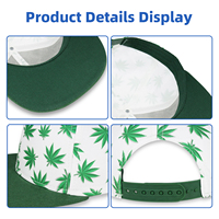 Nouvelle Arrivée Casquette Snapback Unisexe avec Broderie 3D Feuille d'Érable, Style Hip Hop Tendance Coréen, Casquette de Baseball pour Danse Urbaine, Logo Personnalisé