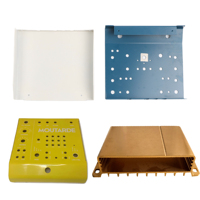 Pièces de boîtier en tôle d'acier au carbone et d'aluminium, estampées, soudées, pliées, anodisées, revêtement en poudre, 15 ans d'expérience OEM