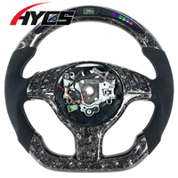 Volant sport en fibre de carbone forgée LED pour BMW Série 3 E46 E36 E39 E53 330 325 Accessoires intérieurs de voiture