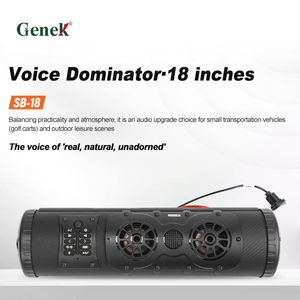 Haut-parleur de voiturette de golf en plastique de haute qualité, étanche IP66, amplifié, barre de son à 5 haut-parleurs avec éclairage LED pour VTT/UTV - Product Image 6